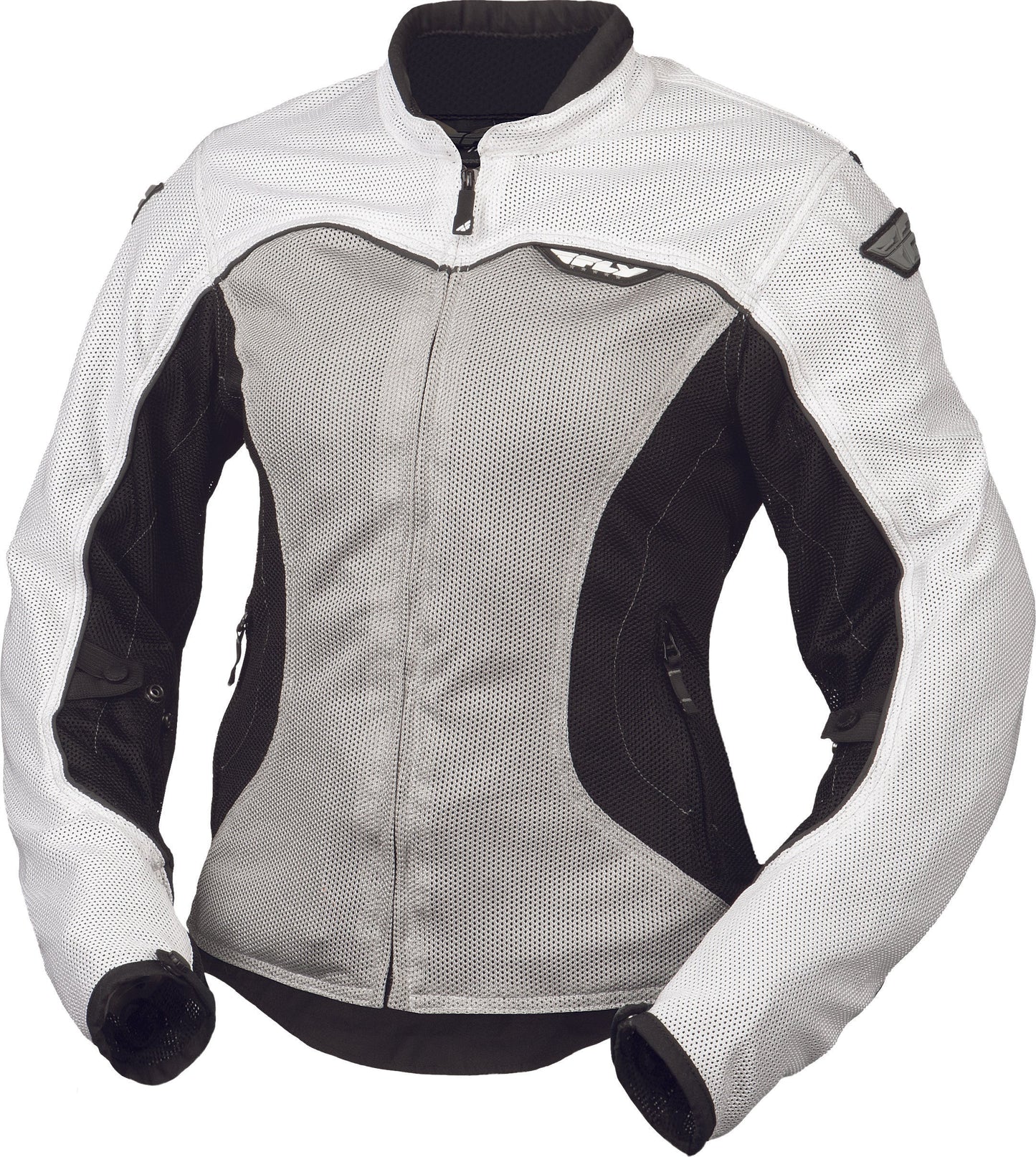 FLY RACING Women's Flux Air Mesh Jacket White/Silver 3x #5948 477-8037~7