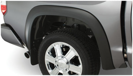 Bushwacker 07-13 Toyota Tundra Fleetside OE Style Flares 4pc w/ Factory Mudflap - Black 30909-02