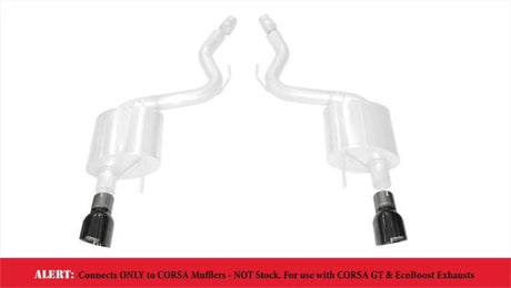 Corsa 15-17 Ford Mustang GT 3.0in Inlet / 4.5in Outlet Black PVD Tip Kit (For Corsa Exhaust Only) 14346BLK