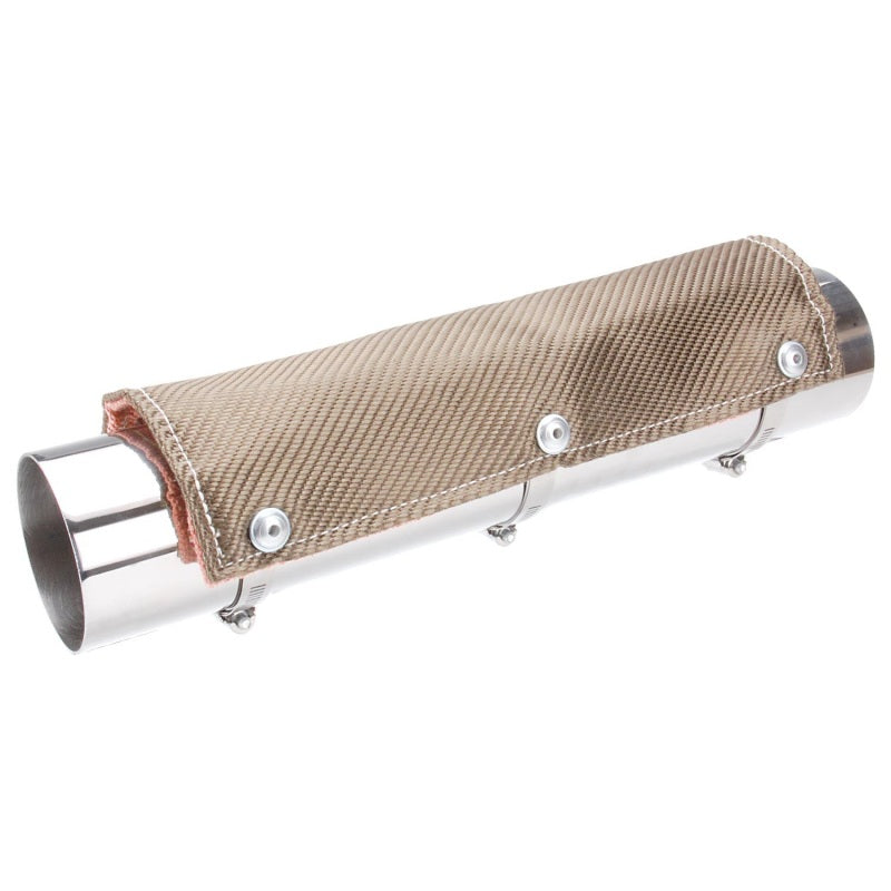 DEI Pipe Shield w/Stainless Steel Clamps - 6in x 24in - Titanium 10451