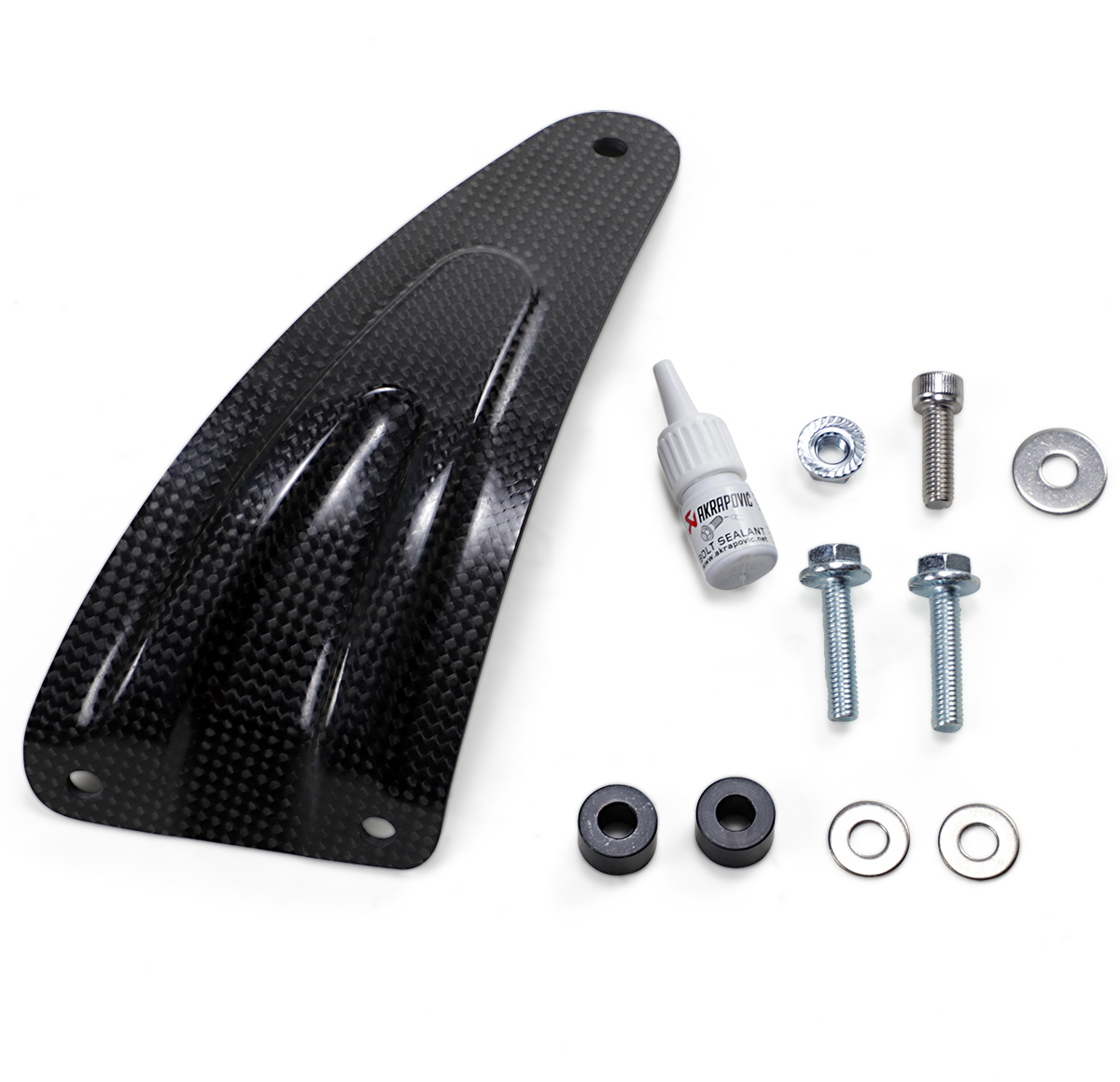 Soporte de silenciador AKRAPOVIC - Fibra de carbono - RSV4 P-MBA10R7 1860-0961