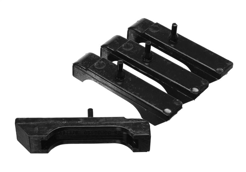 Energy Suspension GM SBC Black Radiator Isolator Pad Set - 3 Row 3.6117G