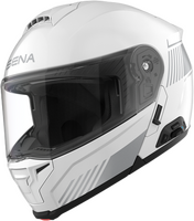 IN STOCK SENA SPECTER SMART FLIP UP HELMET WHITE MD - 843-02172M
