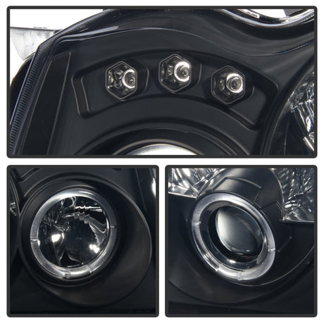 Spyder Jeep Grand Cherokee 05-07 Projector Headlights LED Halo LED Blk Smke PRO-YD-JGC05-HL-BSM 5078551