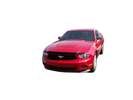 AVS 10-12 Ford Mustang Aeroskin Low Profile Acrylic Hood Shield - Smoke 322023