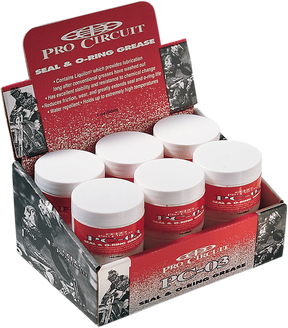 PRO CIRCUIT Seal and O-Ring Grease - 1 U.S. fl oz. - 12 Pack Display PC-03