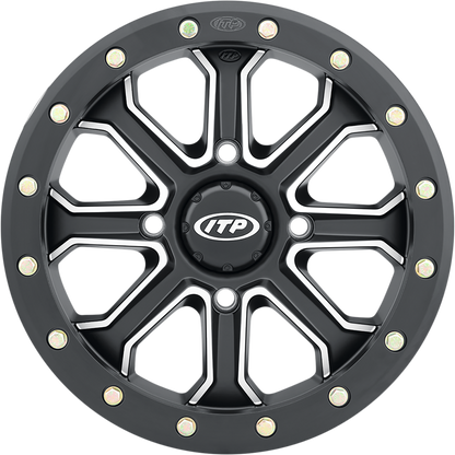 ITP Wheel - Inertia - Front/Rear - Black - 15x7 - 4/137 - 5+2 (+30 mm) 1522527727B