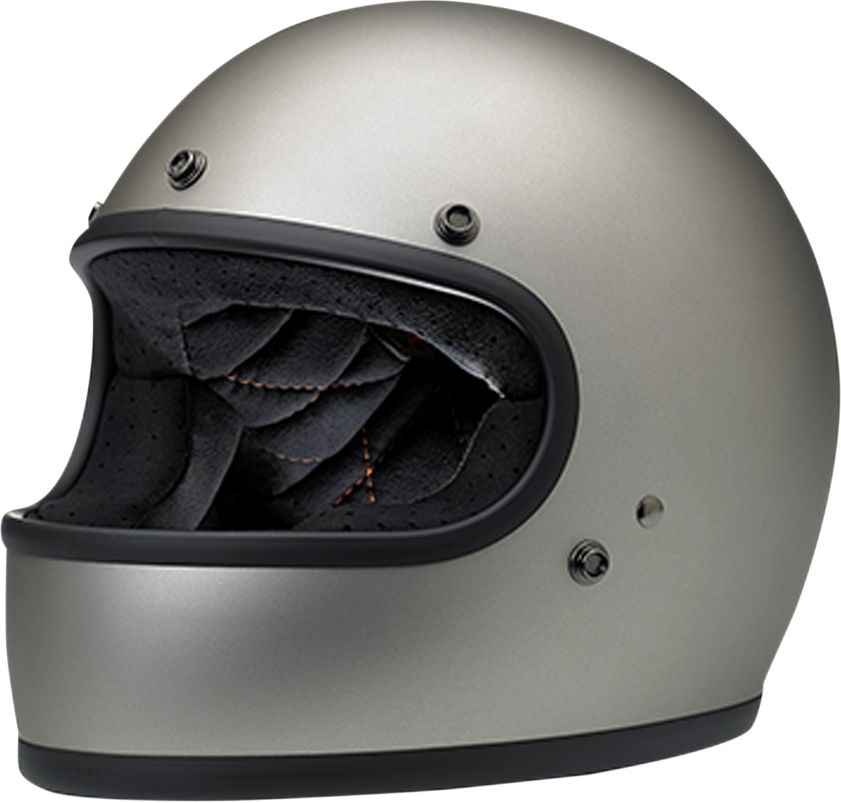 BILTWELL Gringo Helmet - Flat Titanium - XS 1002-203-101