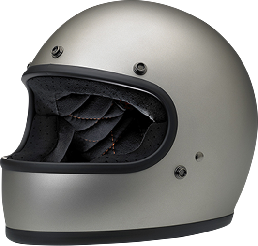 BILTWELL Gringo Helmet - Flat Titanium - Small 1002-203-102