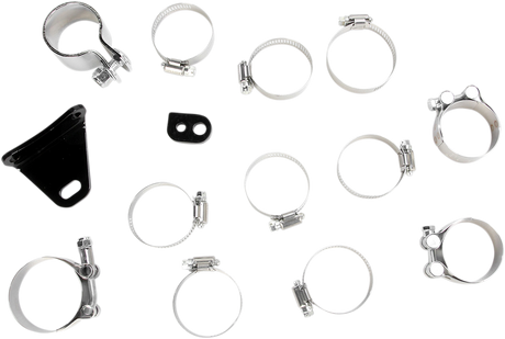 COBRA 2:1 Exhaust - Black - '09-'16 FL 6450B