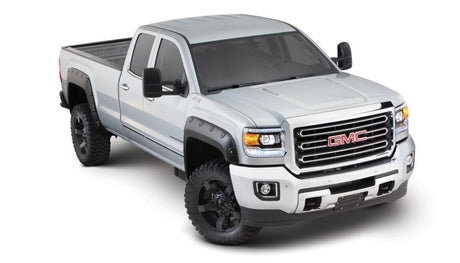 Bushwacker 15-18 GMC Sierra 2500 HD Boss Pocket Style Flares 4pc 78.8/97.6in Bed - Black 40968-02