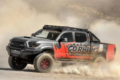 Go Rhino 16-23 Toyota Tacoma DC Ceros Low Profile Roof Rack - Tex. Blk 5933000T