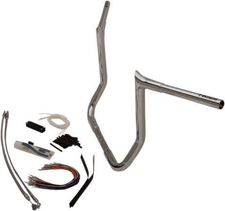 FAT BAGGERS INC. Handlebar Kit - Pointed Top - 14" - Chrome 909114