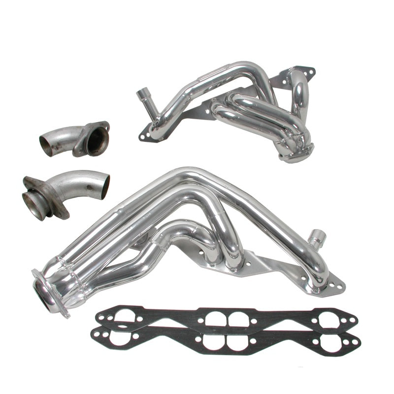 BBK 93-96 Chevrolet Impala SS Shorty Tuned Length Exhaust Headers - 1-5/8 Silver Ceramic 15950