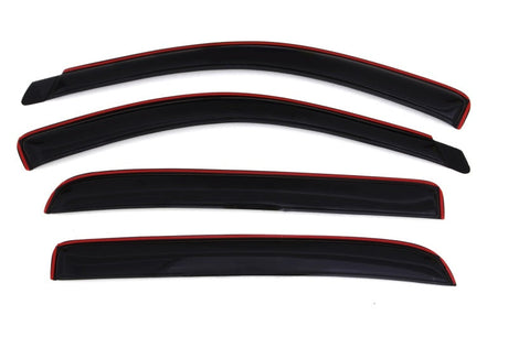 AVS 06-08 Dodge RAM 1500 Mega Cab Ventvisor In-Channel Front & Rear Window Deflectors 4pc - Smoke 194845