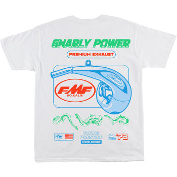 FMF Tee Gnarly Power Wht 2xl SP26118900WHT2X