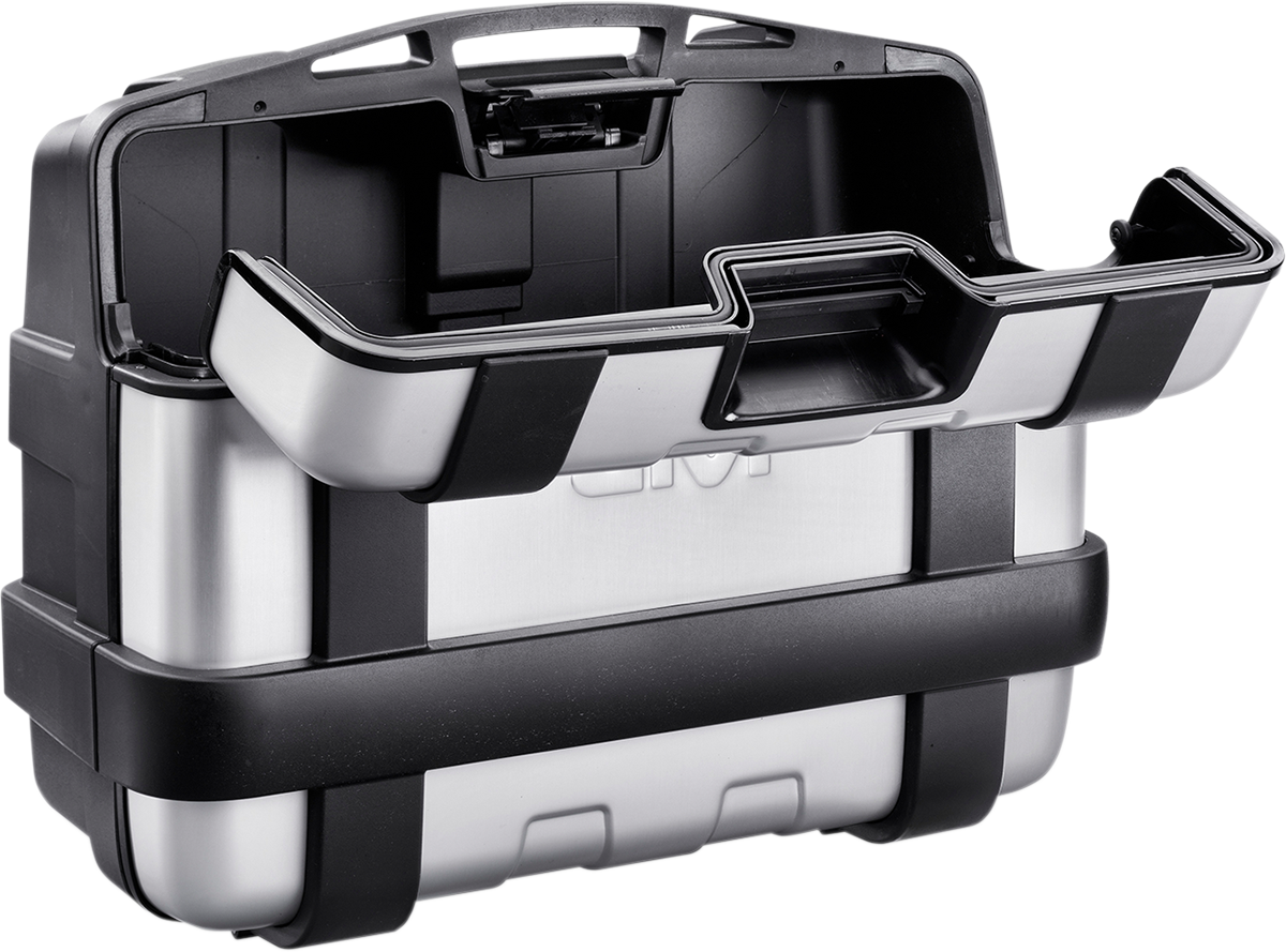 GIVI Trekker Side or Top Case - Silver - 33 Liter TRK33PACK2A