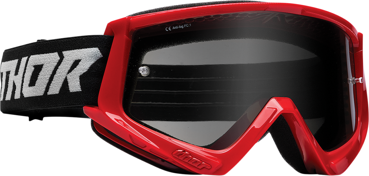 THOR Combat Sand Goggles - Racer - Red/Gray 2601-2697