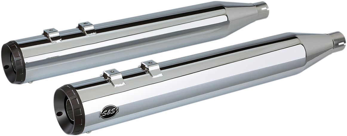 S&S CYCLE Grand National Mufflers - Chrome 550-0689