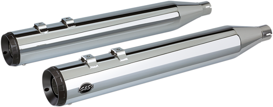 S&S CYCLE Grand National Mufflers - Chrome 550-0689