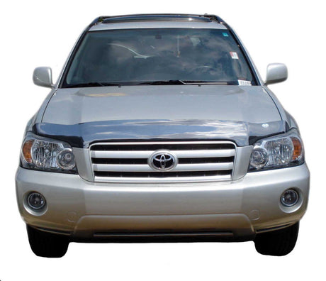AVS 01-07 Toyota Highlander High Profile Bugflector II Hood Shield - Smoke 25330