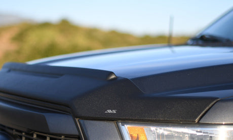 AVS 09-14 Ford F-150 Aeroskin II Textured Low Profile Hood Shield - Black 436001