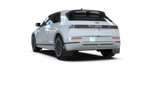 Rally Armor 2022 Hyundai Ioniq 5 Black Mud Flap w/ Red Logo MF87-UR-BLK-RD