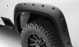 Bushwacker 19-21 Chevrolet Silverado 2500 / 3500 HD (Excl. Dually) Forge Style Flares 4pc - Black 48146-08