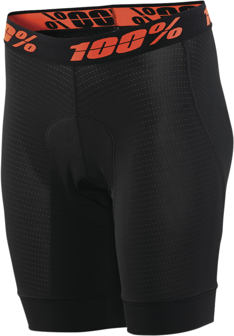 100% Women's Crux Liner Shorts - Black - Medium 40050-00001