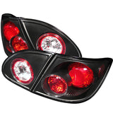 Spyder Toyota Corolla 03-08 Euro Style Tail Lights Black ALT-YD-TC03-BK 5007339