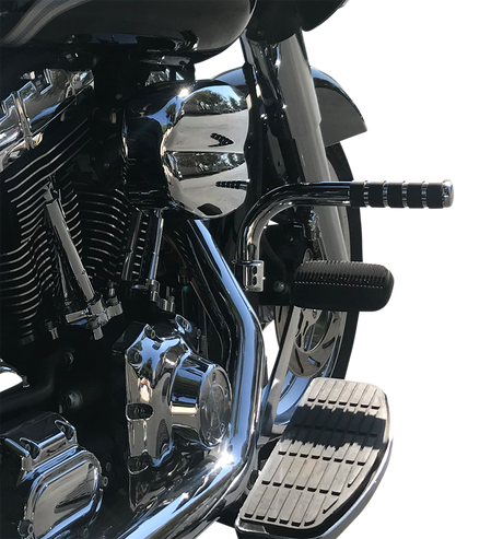 LINDBY Adjustable Footrest - Chrome - FLH '14+ 280000