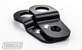Turbo XS 15-16 Subaru WRX/STI Billet Aluminum Radiator Stay - Black W15-RADSTAY-BLK
