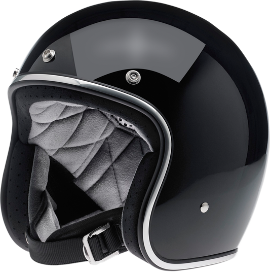 BILTWELL Bonanza Helmet - Gloss Black - Small 1001-101-202