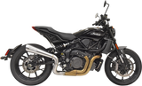 BASSANI XHAUST Silenciador Megáfono Corto de 4" sin Convertidor Catalítico - Montaje Alto Indian FTR 1200 8F227SS 