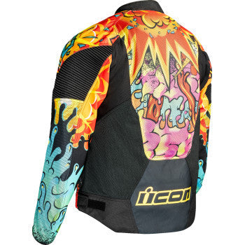 IN STOCK ICON Overlord3™ Scatterbrain Mesh Jacket - Black - Medium 2820-7075