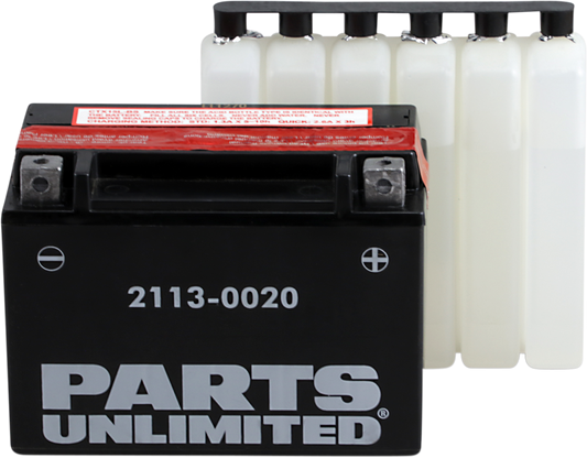 Parts Unlimited Agm Battery - Ytx15l-Bs .66 L Ctx15l-Bs