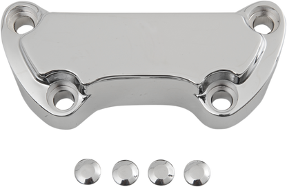 DRAG SPECIALTIES Handlebar Clamp - Scalloped 03-0107SPC