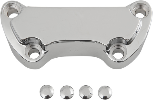 DRAG SPECIALTIES Handlebar Clamp - Scalloped 03-0107SPC