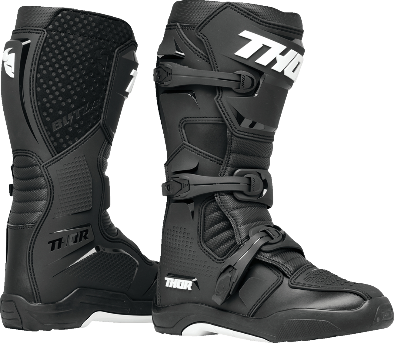 THOR Blitz XR Boots - Black/White - Size 14 3410-3080