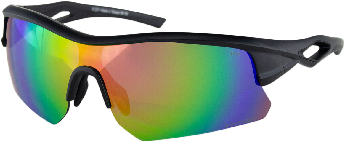 BOBSTER Dash Sunglasses - Matte Black - Pink Revo BDAS001