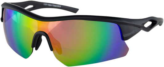 BOBSTER Dash Sunglasses - Matte Black - Pink Revo BDAS001