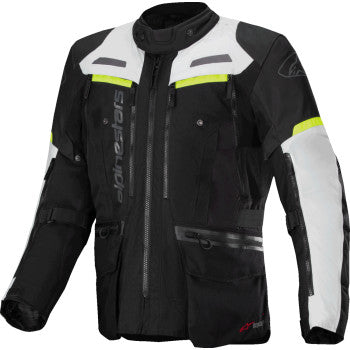 ALPINESTARS Bogota Pro Drystar® Jacket - Dark Black/Ice Gray/Yellow Fluo - Small 3207023-1381-S