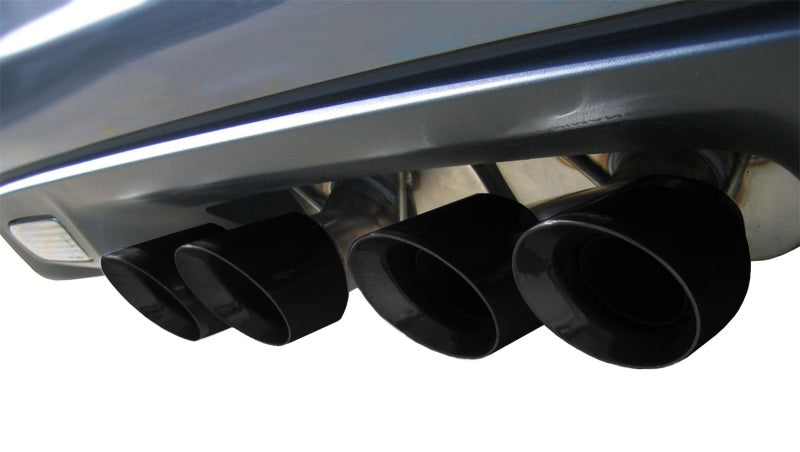 Corsa 06-11 Chevrolet Corvette C6 Z06/ZR1 Sport Cat-Back Dual Rear Exit w/ Twin 4.0in Black Tips 14164CB1BLK