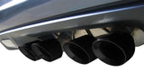 Corsa 06-11 Chevrolet Corvette C6 Z06/ZR1 Sport Cat-Back Dual Rear Exit w/ Twin 4.0in Black Tips 14164CB1BLK