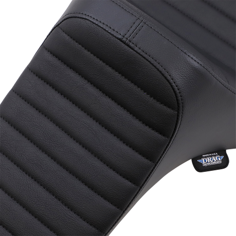 DRAG SPECIALTIES Predator III Seat - Classic Stitch - '04-'22 XL NO RUBBER BUMPERS 0804-0730