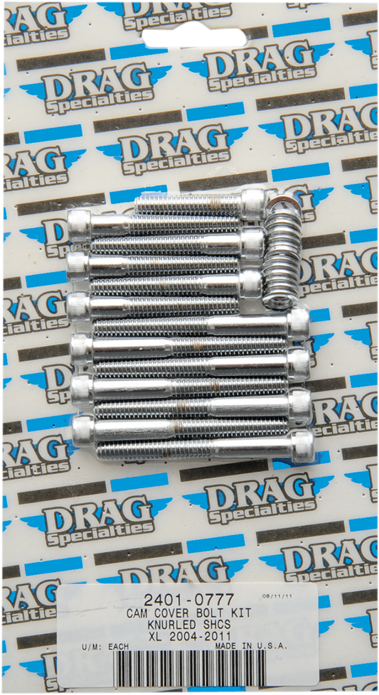 DRAG SPECIALTIES Knurled Camshaft Cover Bolt Kit - XL MK687