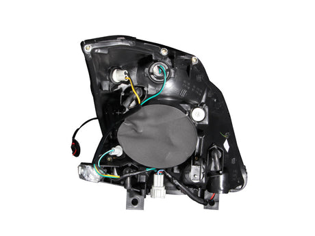 ANZO 2003-2005 Nissan 350Z Crystal Headlights Black 121108