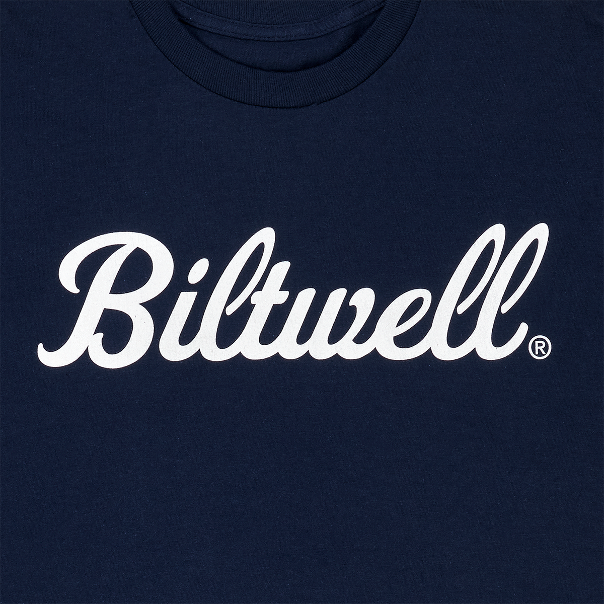 BILTWELL Script T-Shirt - Navy - Small 8101-052-002