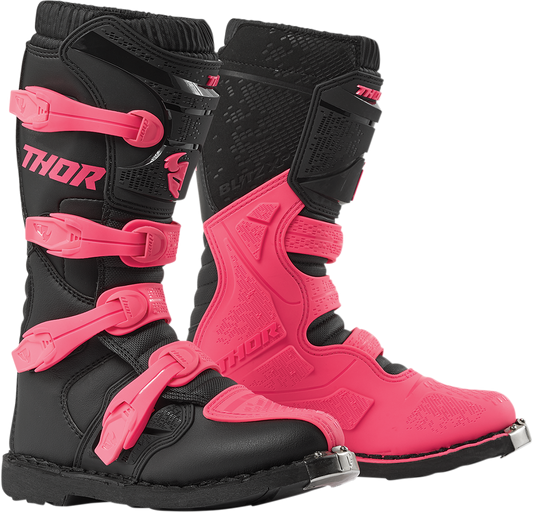 THOR Women's Blitz XP Boots - Black/Pink - Size 8 3410-2230