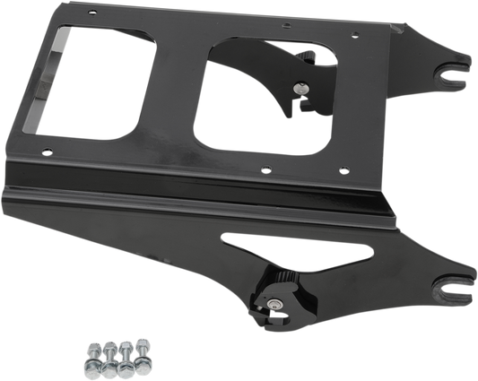 DRAG SPECIALTIES Tour Box Mount - Black C77-0083GB